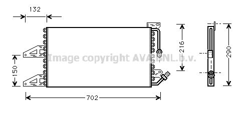 AVA QUALITY COOLING Kondensaator,kliimaseade FT5215